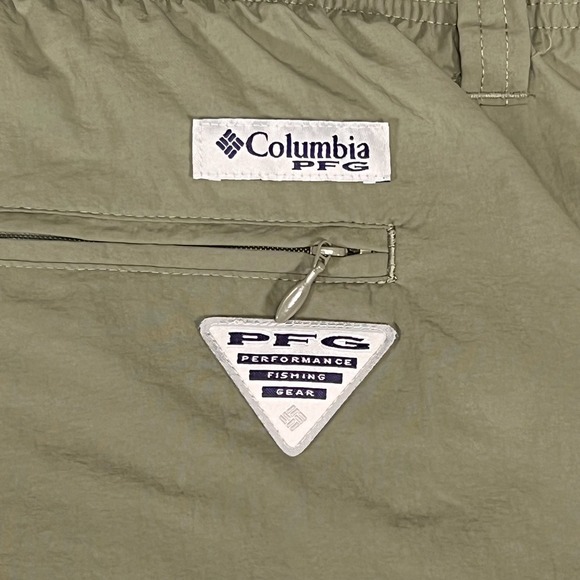 Columbia PFG Omni-Shade Men's 4X Convertible Fishing Pants 34L Olive Green - Picture 2 of 15